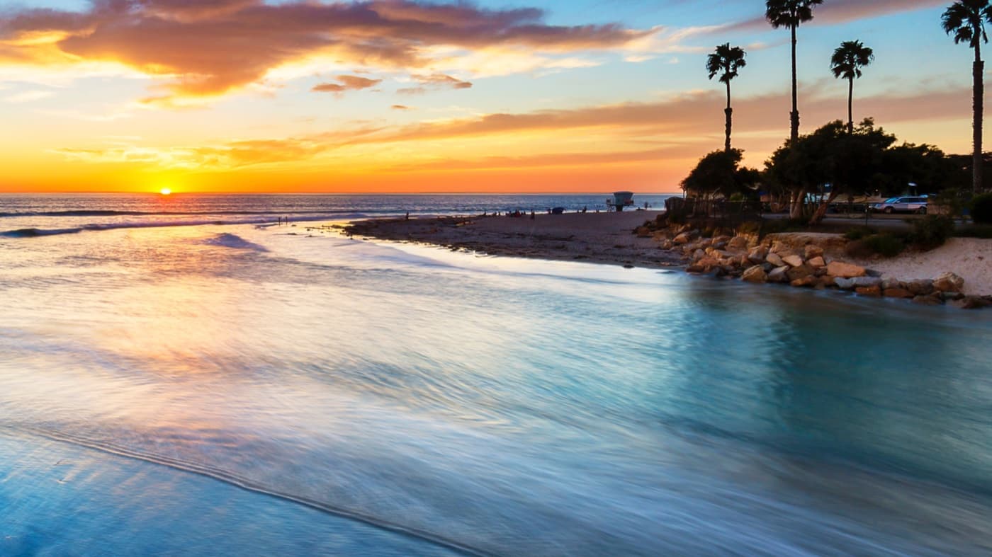 Cardiff-by-the-Sea, coastal San Diego